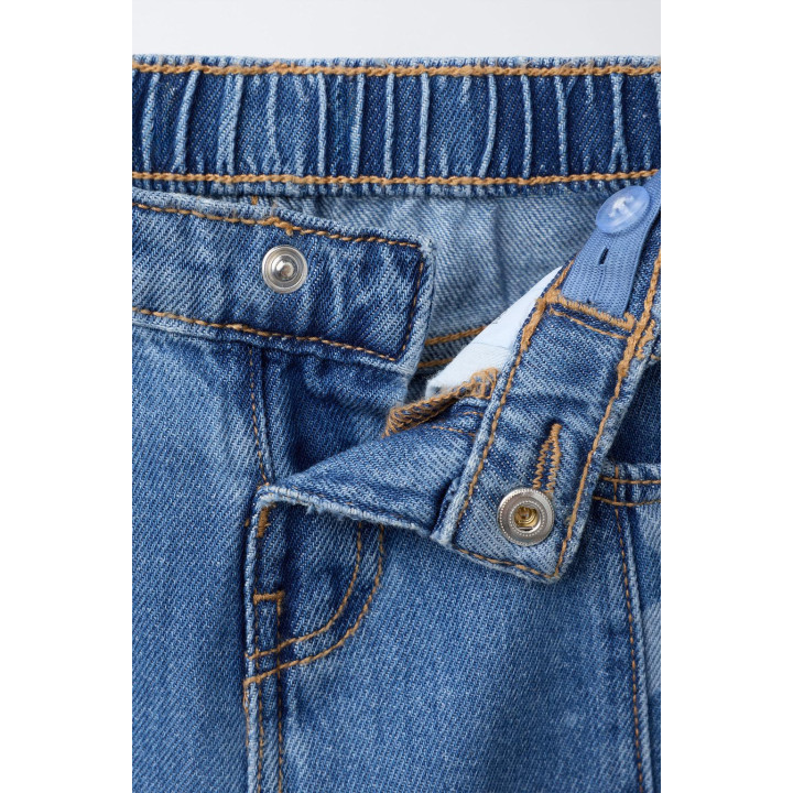 ДЖИНСЫ STRAIGHT С ПРИНТОМ «СЕРДЕЧКИ»