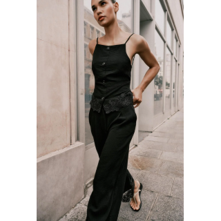 ТОП С ВЫШИВКОЙ И ОТКРЫТОЙ СПИНОЙ