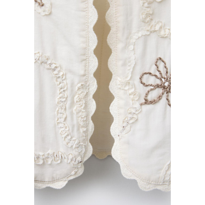 ЖИЛЕТ С ВЫШИВКОЙ «ЦВЕТЫ»