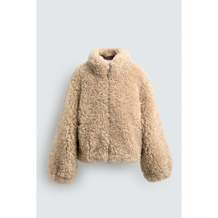 КУРТКА-БОМБЕР ИЗ ИСКУССТВЕННОГО МЕХА HARRY LAMBERT FOR ZARA X DISNEY