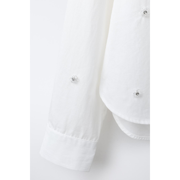 РУБАШКА С БЛЕСТЯЩИМИ ЦВЕТАМИ