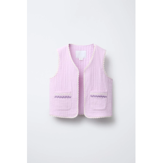 ЖИЛЕТ С ТЕКСТУРОЙ «ВОЛНА»