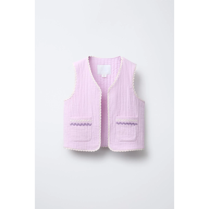 ЖИЛЕТ С ТЕКСТУРОЙ «ВОЛНА»