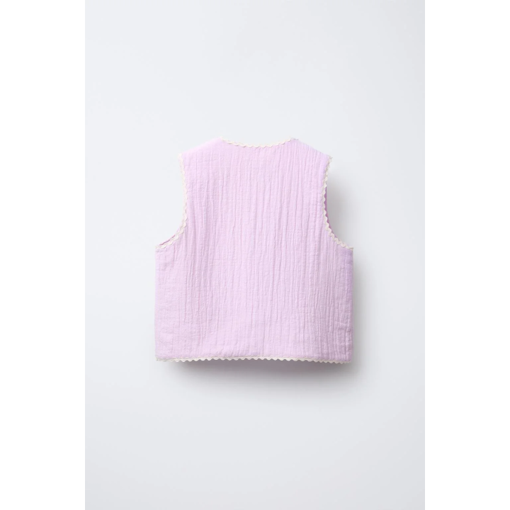 ЖИЛЕТ С ТЕКСТУРОЙ «ВОЛНА»