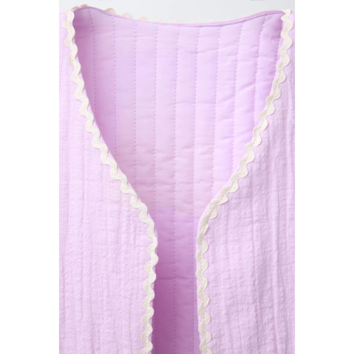 ЖИЛЕТ С ТЕКСТУРОЙ «ВОЛНА»