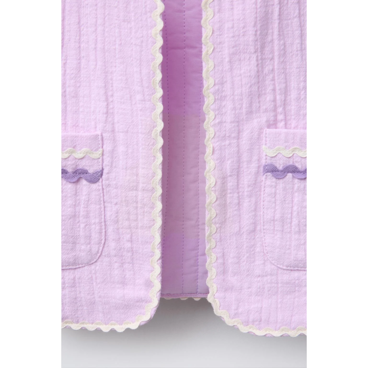 ЖИЛЕТ С ТЕКСТУРОЙ «ВОЛНА»