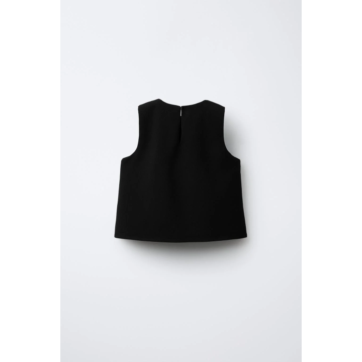 ТОП С БАНТОМ И БУСИНАМИ