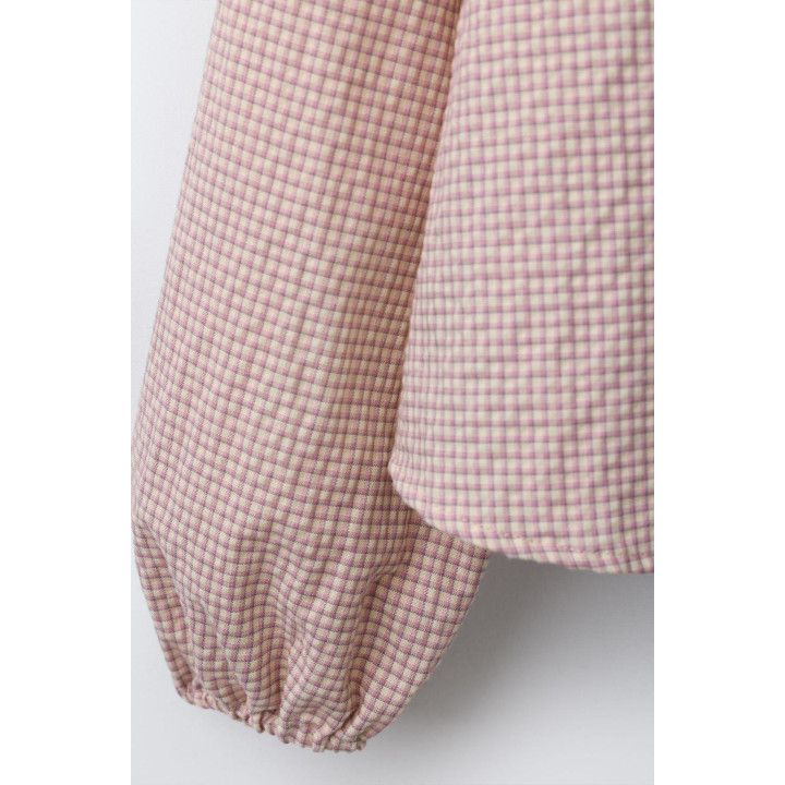 РУБАШКА С БОЛЬШИМ ОТЛОЖНЫМ ВОРОТНИКОМ И ВЫШИВКОЙ