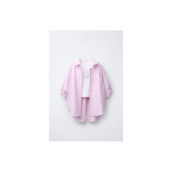 НАБОР РУБАШЕК ОКСФОРД С ФУТБОЛКОЙ СО СТРАЗАМИ