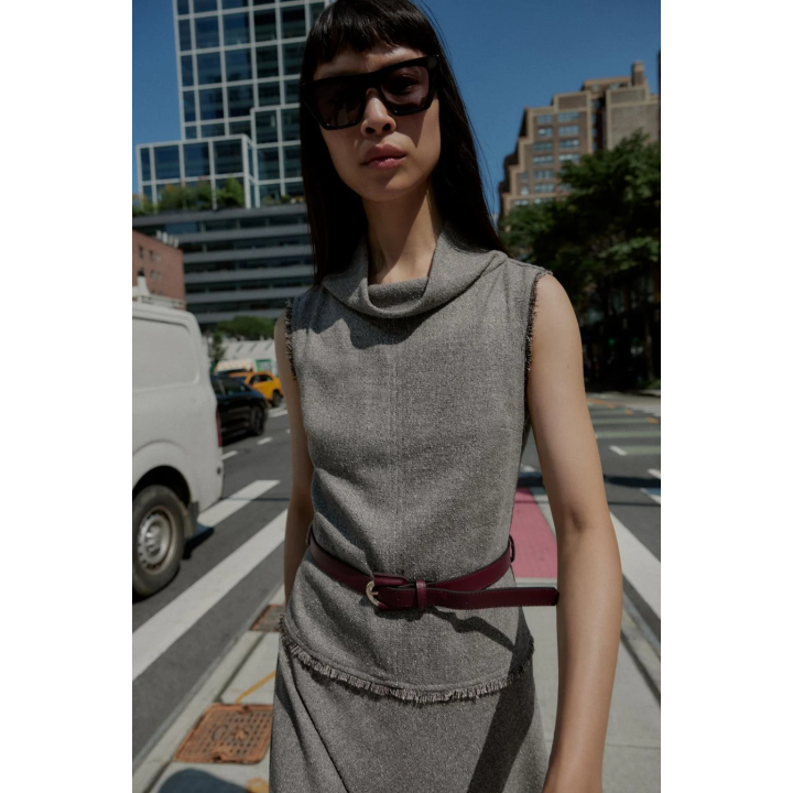 ПЛАТЬЕ МИДИ С РЕМНЕМ