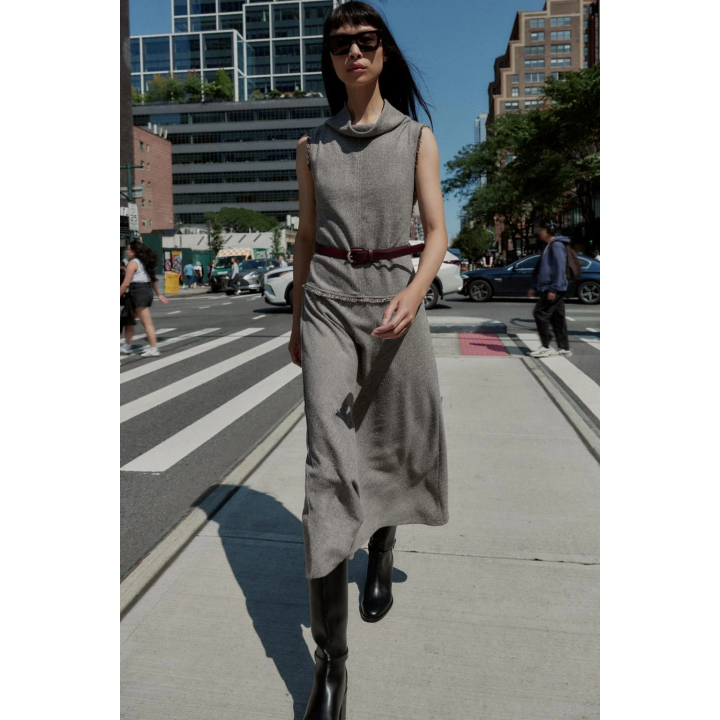 ПЛАТЬЕ МИДИ С РЕМНЕМ