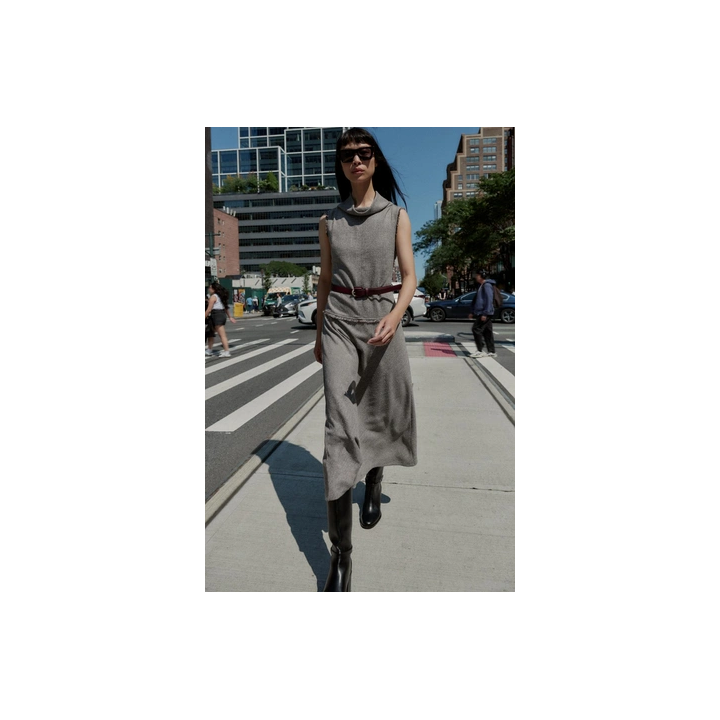 ПЛАТЬЕ МИДИ С РЕМНЕМ