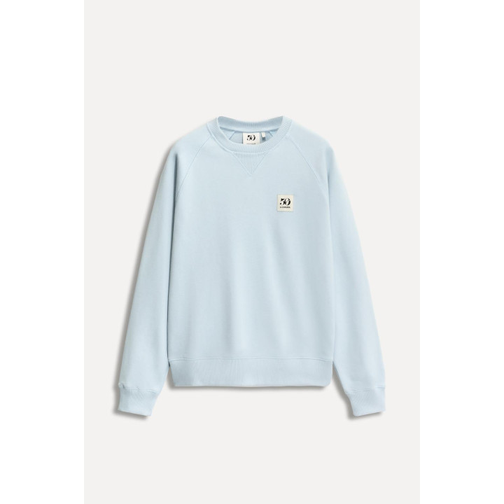 ТОЛСТОВКА С КРУГЛЫМ ВЫРЕЗОМ И НАШИВКОЙ «50TH ANNIVERSARY»