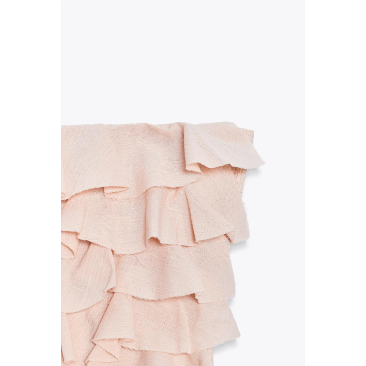 ТОП БЕЗ БРЕТЕЛЕЙ С ВОЛАНАМИ