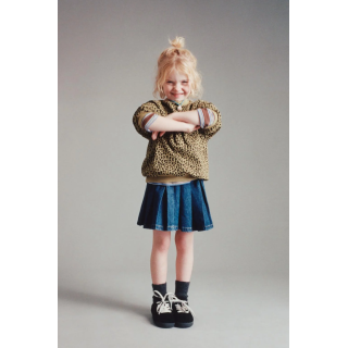 ДЖИНСОВАЯ ЮБКА В СКЛАДКУ