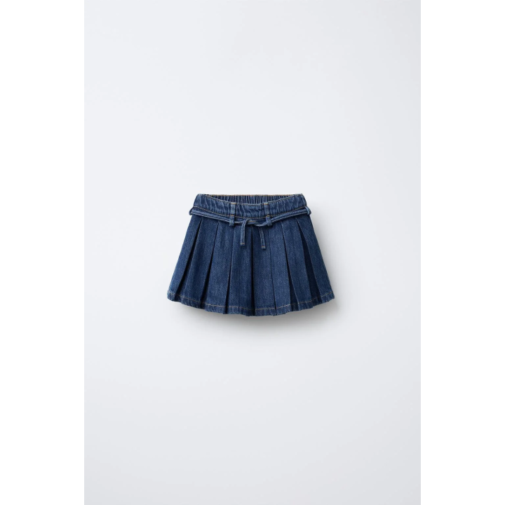 ДЖИНСОВАЯ ЮБКА В СКЛАДКУ