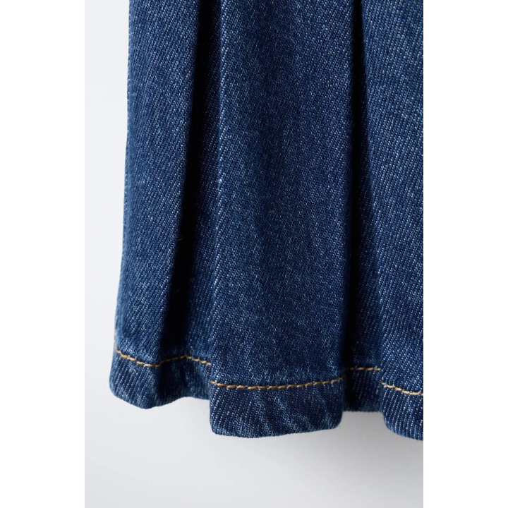 ДЖИНСОВАЯ ЮБКА В СКЛАДКУ