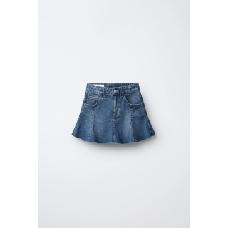 ДЖИНСОВАЯ ЮБКА С БАХРОМОЙ