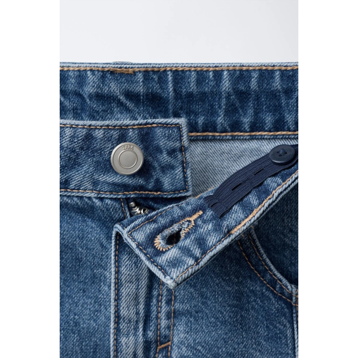 ДЖИНСОВАЯ ЮБКА С БАХРОМОЙ