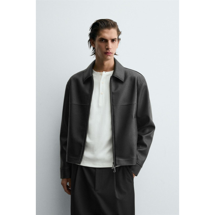 КУРТКА ИЗ ИСКУССТВЕННОЙ КОЖИ