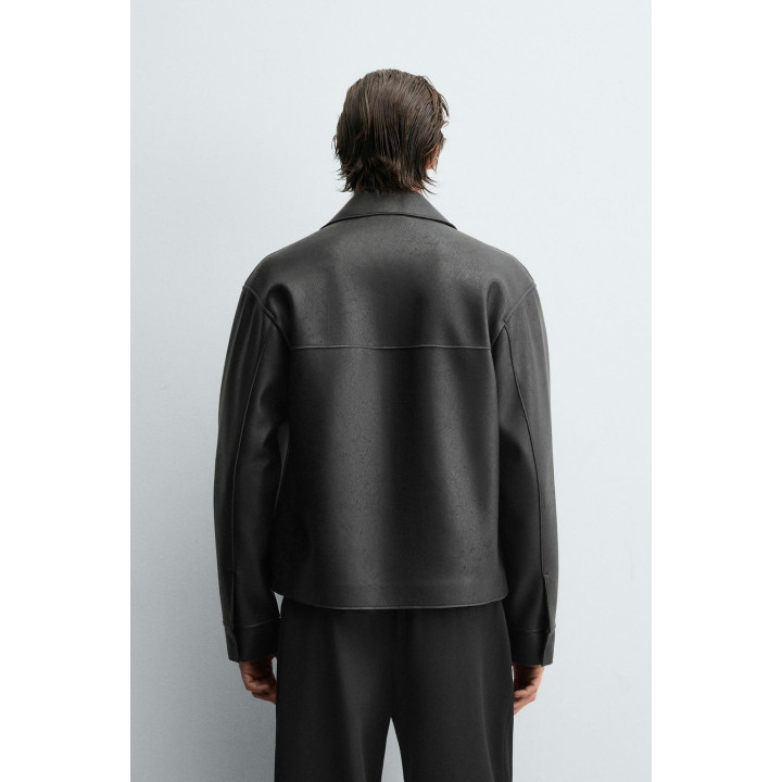 КУРТКА ИЗ ИСКУССТВЕННОЙ КОЖИ