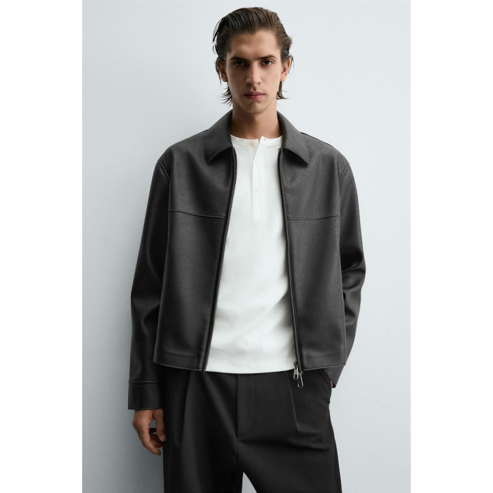 КУРТКА ИЗ ИСКУССТВЕННОЙ КОЖИ