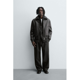 ДУБЛЕНКА ИЗ ИСКУССТВЕННОЙ КОЖИ