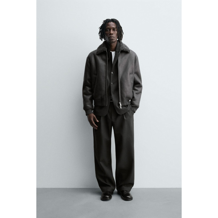 ДУБЛЕНКА ИЗ ИСКУССТВЕННОЙ КОЖИ