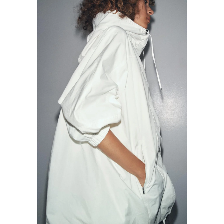ПАРКА ОВЕРСАЙЗ МНОГОПОЗИЦИОННАЯ С КАПЮШОНОМ — ZW COLLECTION
