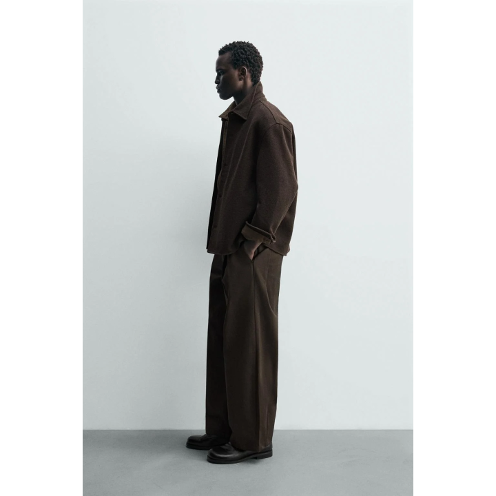 Рубашка-овершерт из шерсти