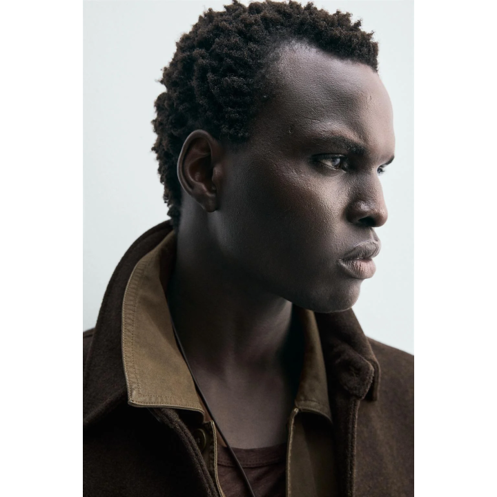 Рубашка-овершерт из шерсти