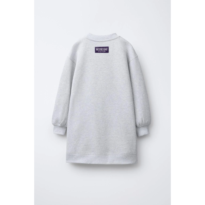 Плюшевое платье wednesday © с длинными рукавами