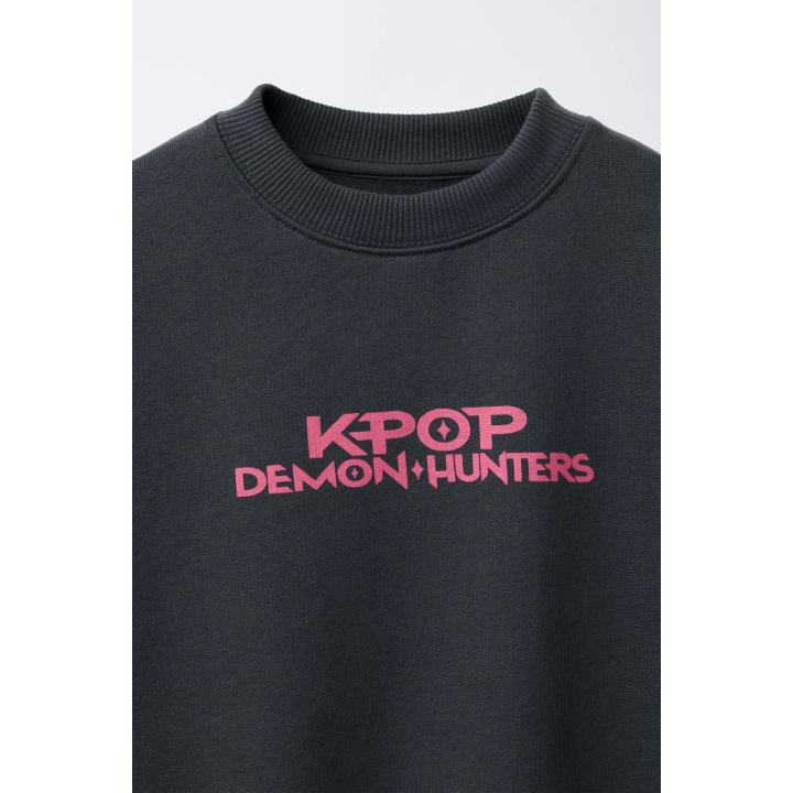 Свитшот с принтом kpop demon hunters™ netflix ©