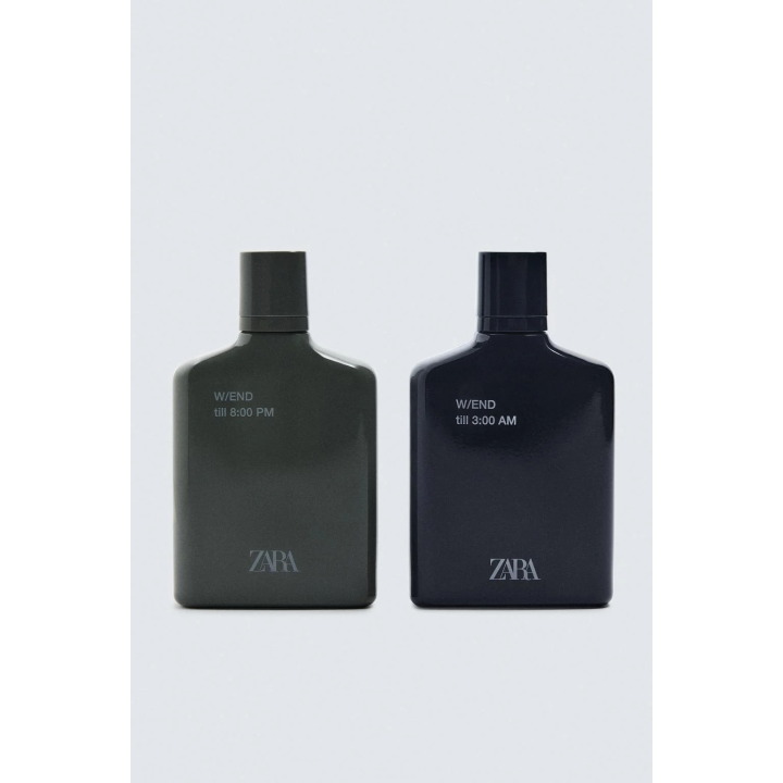 Набор туалетной воды - ZARA W/END TILL 8:00 PM W/END TILL 3:00 AM EDT 100 ML + 100 ML (3.4 FL. OZ). 