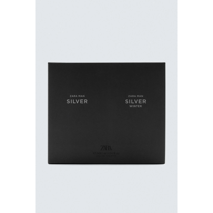Набор: Туалетная вода ZARA MAN SILVER EDT + ZARA SILVER WINTER EDT