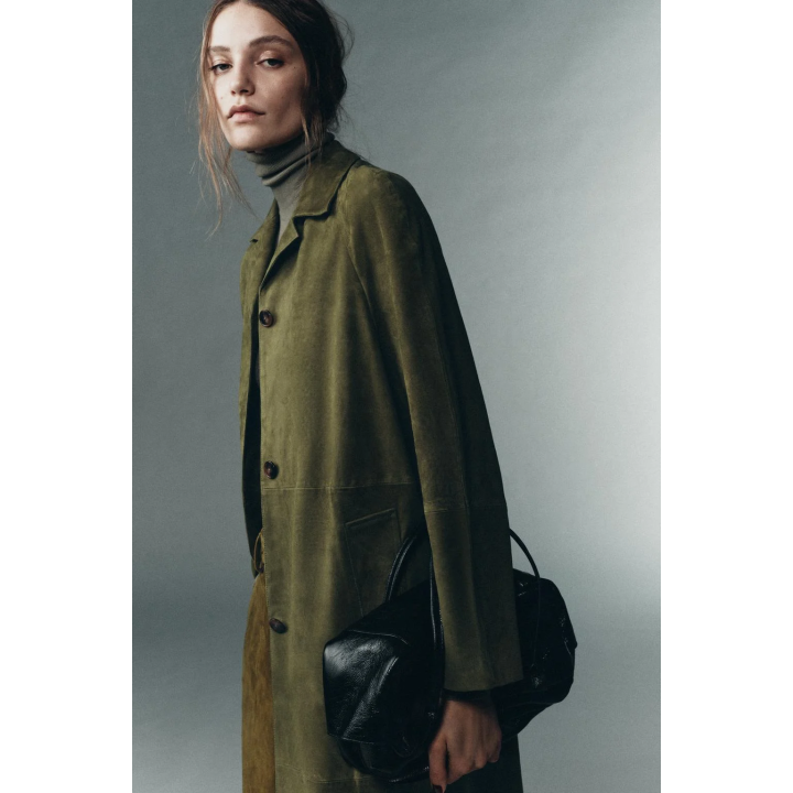 ПАЛЬТО ИЗ 100% ЗАМШИ — LIMITED EDITION