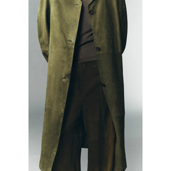 ПАЛЬТО ИЗ 100% ЗАМШИ — LIMITED EDITION