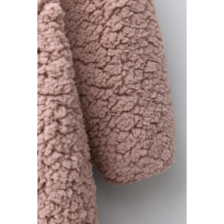 КОМБИНЕЗОН ИЗ ИСКУССТВЕННОЙ ОВЧИНЫ И ПОЛАРФЛИСА