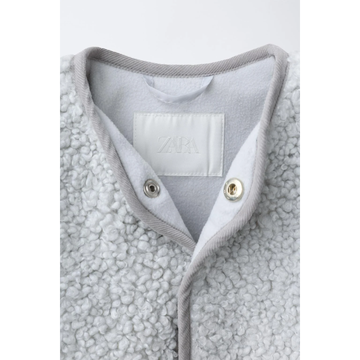 КУРТКА ИЗ ИСКУССТВЕННОЙ ОВЧИНЫ С ФЛИСОВОЙ ПОДКЛАДКОЙ