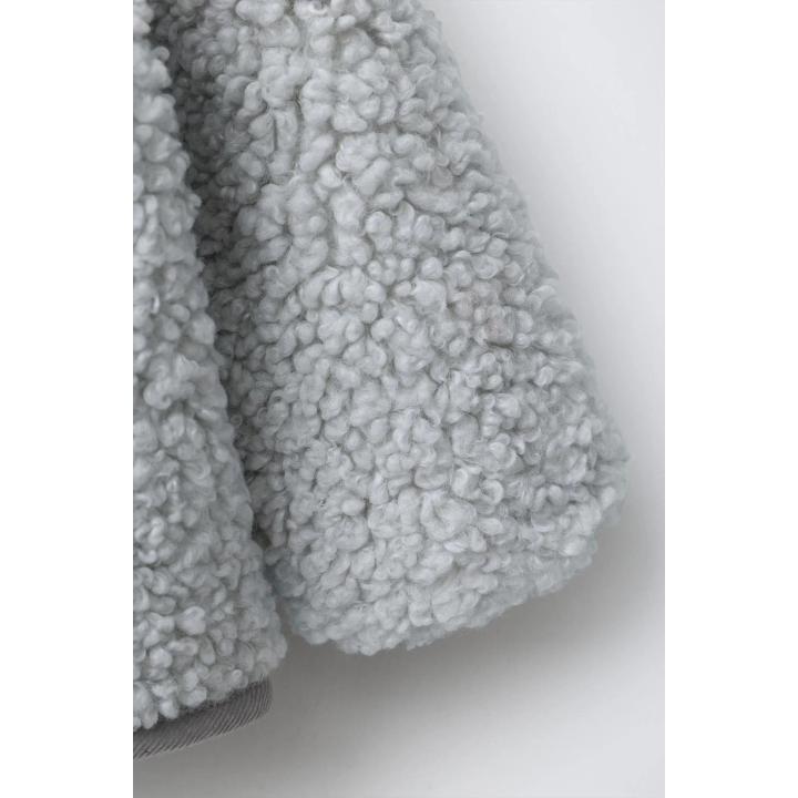 КУРТКА ИЗ ИСКУССТВЕННОЙ ОВЧИНЫ С ФЛИСОВОЙ ПОДКЛАДКОЙ