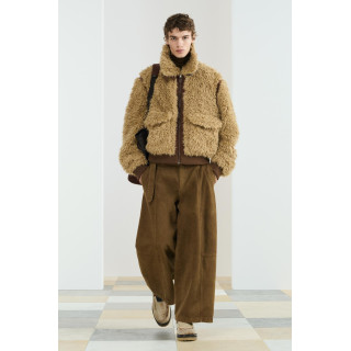 Жакет из овечьего меха