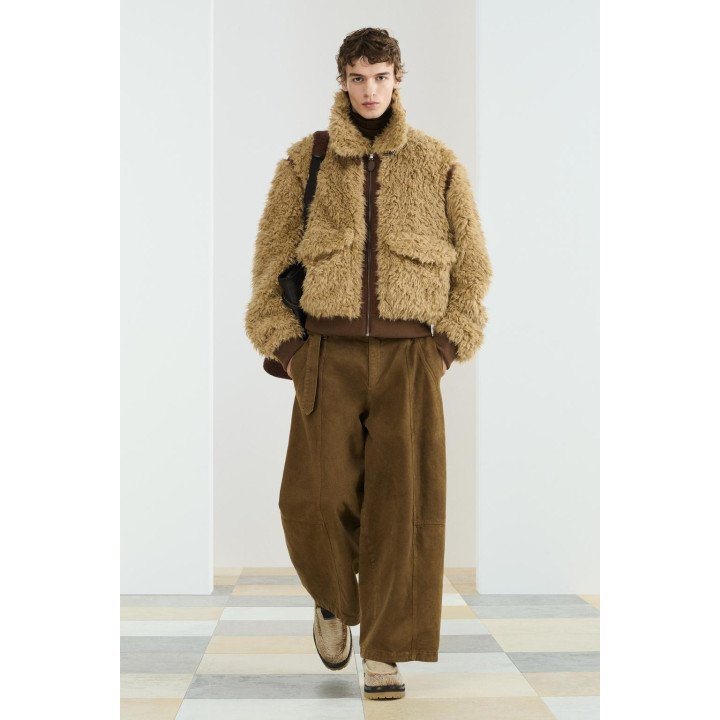 Жакет из овечьего меха