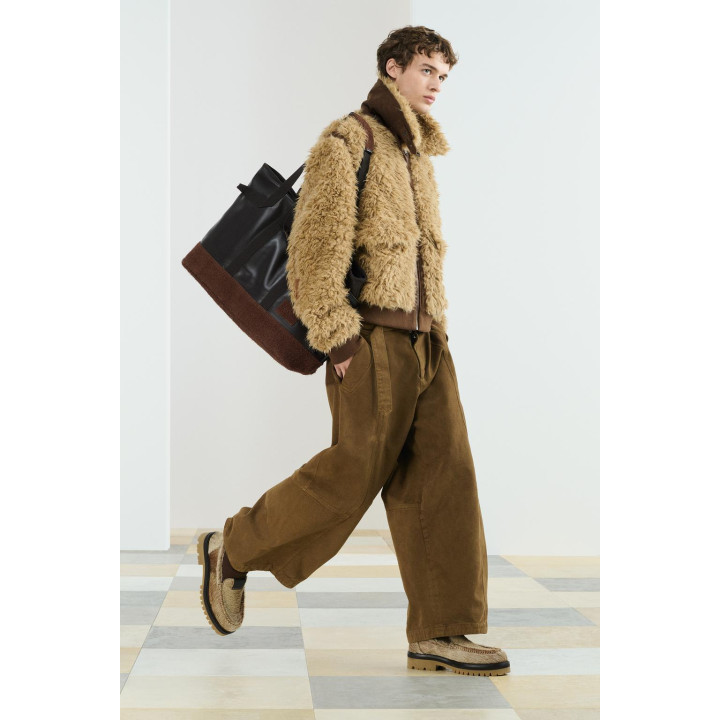 Жакет из овечьего меха