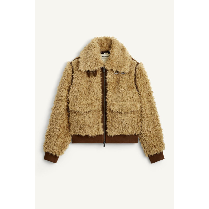 Жакет из овечьего меха