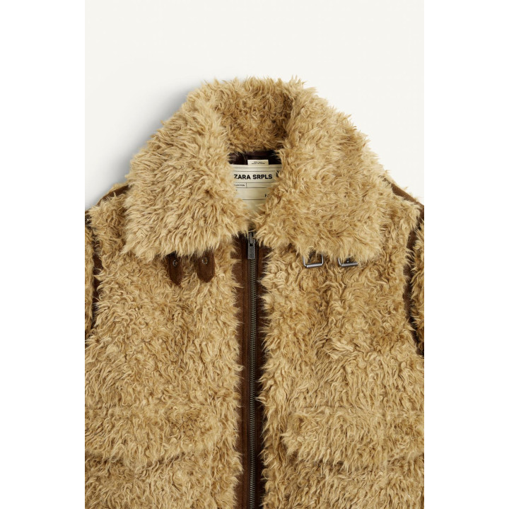 Жакет из овечьего меха