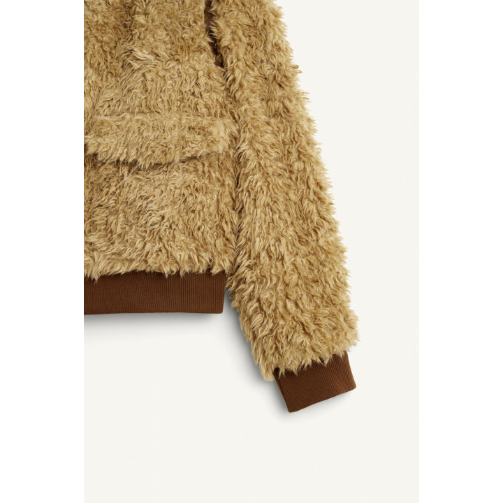 Жакет из овечьего меха