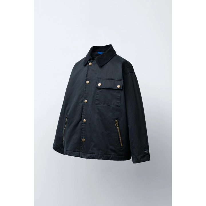 ПАРКА С ВОЩЕНЫМ ПОКРЫТИЕМ И КАРМАНАМИ