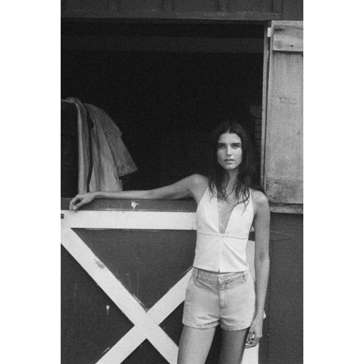 Джинсовые шорты chino trf