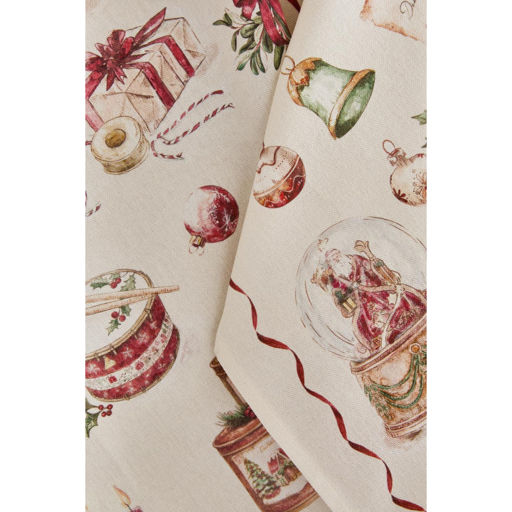 Полотенца из хлопка с рождественским принтом (набор из 2 шт.)