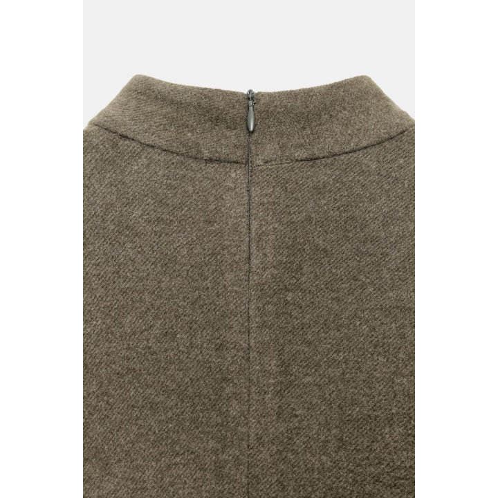 ПЛАТЬЕ ИЗ МЯГКОЙ ТКАНИ С РЕМНЕМ